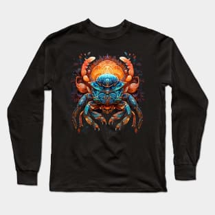 Crab Rainbow Long Sleeve T-Shirt